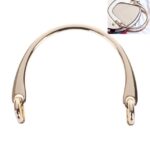 Mango semicircular de accesorios Ardware para equipaje de 2 piezas, Light Gold - Imagen 2