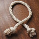 Correas de cortina de hilo de algodón grueso de 2 piezas Correas de protección del medio ambiente de cuerda de algodón hecha a mano - Imagen 2
