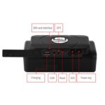 Vehículo del camión del coche de TK202A 2G que sigue la ayuda AGPS del perseguidor de G / M GPRS GPS, capacidad de la batería: 6500MA - Imagen 4