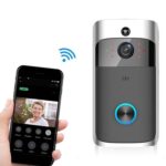 M4 720P Smart WIFI Video PIR de potencia ultrabaja Timbre visual con 3 ranuras para batería, compatible con monitoreo remoto de teléfono móvil, visión nocturna y lente de cámara gran angular de 166 grados