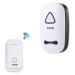 VOYE V025F Home Music Timbre inalámbrico con control remoto con 38 sonidos de polifonía, enchufe de EE. UU., V025F