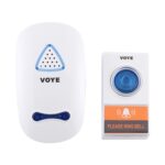 VOYE V025A Home Music Timbre inalámbrico con control remoto con 38 sonidos de polifonía, enchufe de EE. UU., V025A - Imagen 2