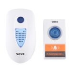 VOYE V003A Home Music Timbre inalámbrico con control remoto con 38 sonidos de polifonía, enchufe de EE. UU., V003A - Imagen 2