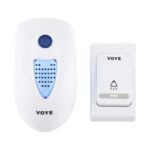 VOYE V003B Home Music Timbre inalámbrico con control remoto con 38 sonidos de polifonía, enchufe de EE. UU., V003B - Imagen 2