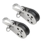 Polea de yate de acero inoxidable 316 de 2 piezas