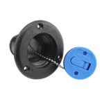 Entrada de agua de la cubierta del radiador del yate de 38 mm, 38mm Yacht Radiator Cover (Black)