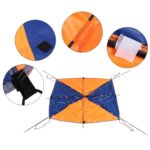 68349 Toldo plegable para canoa, bote inflable de goma, parasol para 3 personas, bote no incluido - Imagen 4
