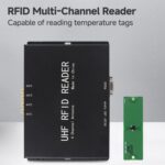 4-Channel UHF RFID Reader Writer, MODBUS Passive Temperature Sensor Reader for Electric Power Monitoring, RFID Reader - Imagen 2