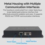 4-Channel UHF RFID Reader Writer, MODBUS Passive Temperature Sensor Reader for Electric Power Monitoring, RFID Reader - Imagen 4