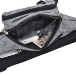 Bolsillos multifunción de color puro Bolsa impermeable para el pecho Cintura Crossbody Bolsa deportiva - Imagen 4