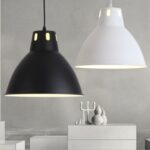Candelabro de mercado de frutas frescas de ingeniería industrial y minera de aluminio moderno simple sin fuente de luz, Black without Light Source - Imagen 3