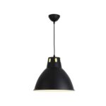 Candelabro de mercado de frutas frescas de ingeniería industrial y minera de aluminio moderno simple sin fuente de luz, Black without Light Source - Imagen 4