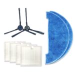 Par XI275 Cepillo lateral I258 + 4 filtros I206 + 2 trapos de limpieza I262 para ILIFE V8S