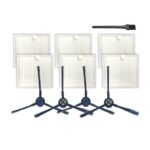 XI284 2 pares de cepillos laterales I258 + 6 filtros PCS I206 + cepillo negro pequeño G101 para ILIFE V8S