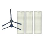 XI285 1 par de cepillos laterales I258 + 3 filtros PCS I206 para ILIFE X800 / A7 / A9 / X787 / X785