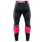 SIGETU Men Fitness Pantalones elásticos de secado rápido (Color: Negro Verde Tamaño: XXL), L - Imagen 3