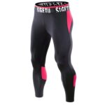 SIGETU Men Fitness Pantalones elásticos de secado rápido (Color: Negro Verde Tamaño: XXL), XXXL - Imagen 2