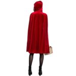Disfraz de Caperucita Roja para adultos Cosplay, XL - Imagen 5