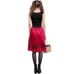 Disfraz de Caperucita Roja para adultos Cosplay, XXL - Imagen 4