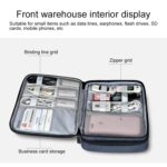 Bolsa de almacenamiento multifunción tipo caja impermeable de nailon grande para iPad, tamaño: 29 x 21 x 8 cm - Imagen 4