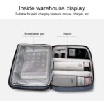 Bolsa de almacenamiento multifunción tipo caja impermeable de nailon grande para iPad, tamaño: 29 x 21 x 8 cm - Imagen 5