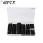 140 unids / caja impermeable de alta tenacidad sello de resistencia a la oxidación tubo de alambre a tope termocontraíble, entrega de color aleatorio