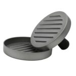 Molde para hamburguesa de pastel de carne a presión con revestimiento antiadherente de aleación de aluminio de grado alimenticio para el hogar con 40 piezas de papel de silicona - Imagen 3