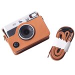 Para FUJIFILM instax mini Evo Cámara de cuerpo completo Funda de cuero genuino con correa, For FUJIFILM instax mini Evo - Imagen 3
