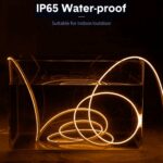 CJ-1206 12V 6A 5m IP65 Tira de luces LED de neón de silicona a prueba de agua, enchufe de EE. UU. - Imagen 9