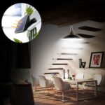 2 en 1 Luz solar Paisaje Patio Corredor Iluminación 32-LED Lámpara de araña retro, Warm Light - Imagen 9