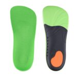 1 par 068 deportes masaje a prueba de golpes arco de pie pie plano soporte plantilla zapato-pad, 068 XS (Green Orange), 068 S (Green Orange), 068 M(Green Orange), 068 L(265-270mm), 068 XL(Green Orange)