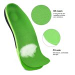 1 par 068 deportes masaje a prueba de golpes arco de pie pie plano soporte plantilla zapato-pad, 068 XS (Green Orange), 068 S (Green Orange), 068 M(Green Orange), 068 L(265-270mm), 068 XL(Green Orange) - Imagen 5