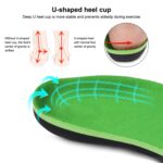 1 par 068 deportes masaje a prueba de golpes arco de pie pie plano soporte plantilla zapato-pad, 068 XS (Green Orange), 068 S (Green Orange), 068 M(Green Orange), 068 L(265-270mm), 068 XL(Green Orange) - Imagen 6