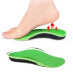 1 par 068 deportes masaje a prueba de golpes arco de pie pie plano soporte plantilla zapato-pad, 068 XS (Green Orange), 068 S (Green Orange), 068 M(Green Orange), 068 L(265-270mm), 068 XL(Green Orange) - Imagen 7