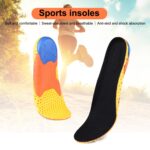 1 par 078 espesar transpirable a prueba de golpes plantilla deportiva zapato-pad, 078 235-240mm - Imagen 7
