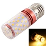 Bombilla Maíz 185-240V SMD 2835,, E27 12W 500LM 60 LEDs Warm Light 3000K