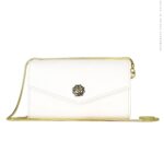 Bolso de mensajero de piel de vaca simple de un hombro a la moda para mujer