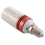 Bombilla de maíz de atenuación de tres colores SMD 2835, E14 12W 500LM 60LEDs - Imagen 3