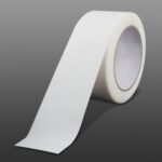 Cinta antideslizante para piso PEVA Impermeable Nano Tira resistente al desgaste que no deja marcas, 5cm x 5m (White)