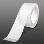 Cinta antideslizante para piso PEVA Impermeable Nano Tira resistente al desgaste que no deja marcas, 5cm x 5m (Transparent)
