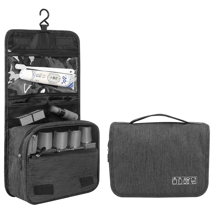 EDA001792001A.jpg Bolsa de almacenamiento de lavado de viaje tipo gancho portátil multifuncional XS02 Bolsa de cosméticos - Imagen 1