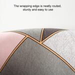 Funda de sofá con estampado de semicírculo único todo incluido elástico, Cloud Clear - Imagen 5