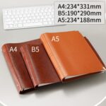 Cuaderno A4 de hojas sueltas de piel sintética con cuadrícula, Cornell Checkered Core - Imagen 6