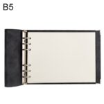 Cuaderno de cuadrícula de hojas sueltas de piel sintética B5, Blank Inner Core
