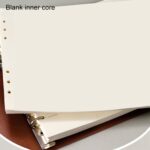 Cuaderno de cuadrícula de hojas sueltas de piel sintética B5, Blank Inner Core - Imagen 3