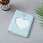 Hueco corazón 64 bolsillos foto libro álbum titular de la tarjeta de nombre para Fujifilm Instax Mini 8/7s/70/25/50s/90, Hollow Heart 64 Pockets Light Mint - Imagen 2
