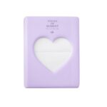 Hueco corazón 64 bolsillos foto libro álbum titular de la tarjeta de nombre para Fujifilm Instax Mini 8/7s/70/25/50s/90, Hollow Heart 64 Pockets Light Purple