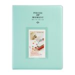 Titular de la tarjeta de nombre del álbum del libro de fotos de 128 bolsillos para Fujifilm Instax Mini 8 /7s /70 /25 /50s /90, 128 Pockets Light Mint