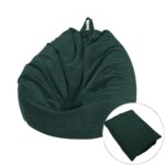 Funda de sofá para silla Lazy Bean Bag de pana, 85x110cm