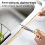 Pegatinas de costura de belleza impermeables antimoho para cocina línea de borde de sello de fregadero, entrega de Color aleatorio, 6mx12mm - Imagen 3